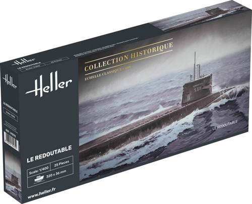 Submarine model kit assembly