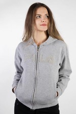 Fila Track Top Hoodie 90s Retro Vintage Grey Size M -SW2238