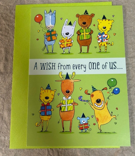 Happy birthday card - happy, w/