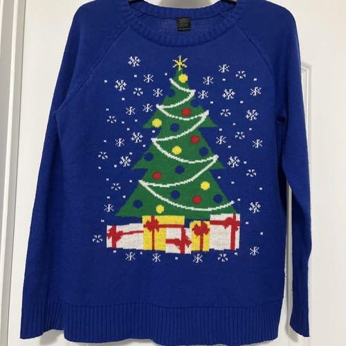 Lol christmas sweater blue - sweater,