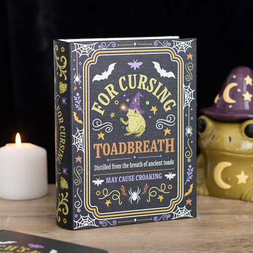 Toadbreath spell book shaped - book,