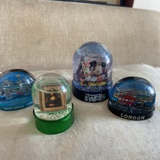Vintage Souvenir Snow Globes x