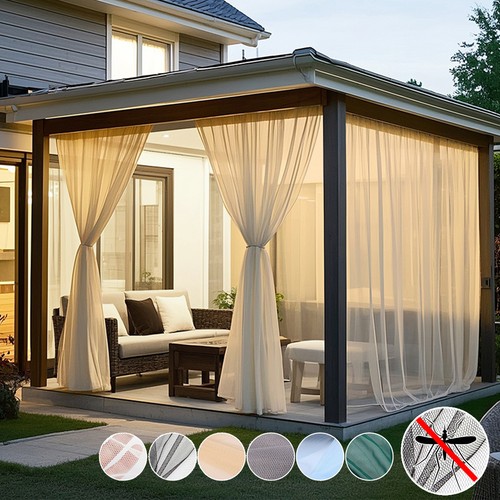 Outdoor sheer curtain mosquito - outdoor,