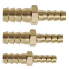 2x Brass Reducing Hose Joiner Barb Fitting Hose Repair 12mm 10mm 8mm 6mm