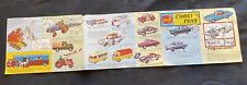 Corgi Toys 1964 Die cast Catalogue 6 Page Foldout With collector’s checklist 