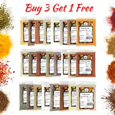 Indian Spices Ground Seeds Seasonings Herbs Saffron Curry Powder Masala Chilli