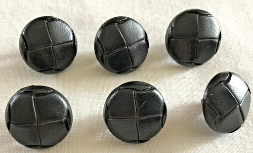 Vintage black faux leather - vintage,