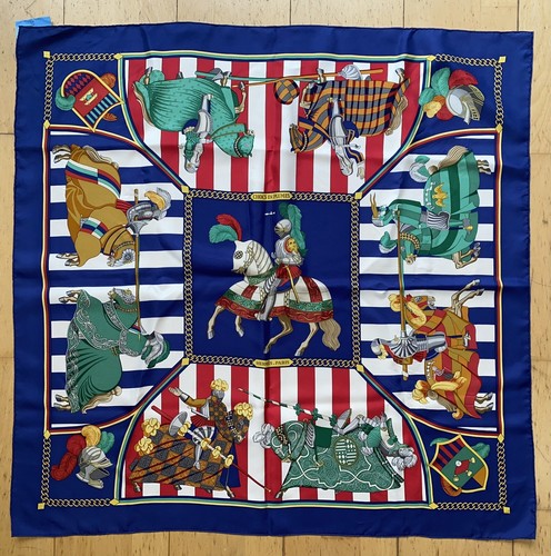 Hermes silk blue - silk, scarf