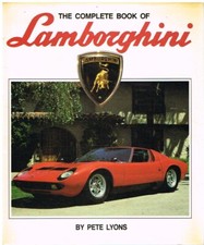 LAMBORGHINI COMPANY & MODEL (INCL 400GT MIURA COUNTACH) 1963-88 HISTORY BOOK