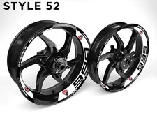 Ducati 999 Motorcycle Wheel Rim Wrap Decal Stickers For 17 Inch Wheels