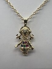 9ct Gold Multi Gem Movable
