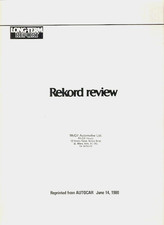 Opel Rekord E Estate Long Term