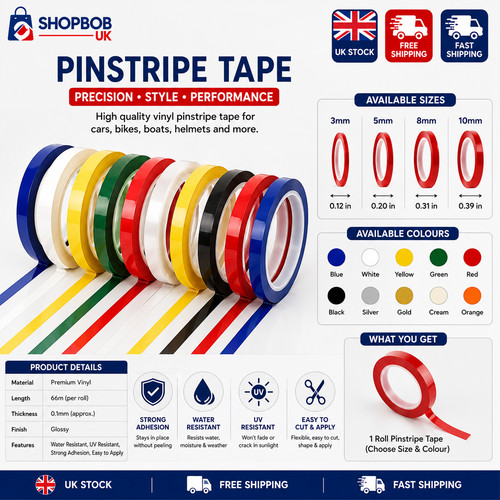 Pin stripe tape - tape, pinstripe