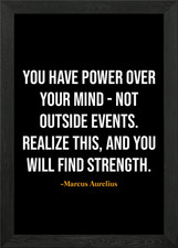 Marcus Aurelius quotes Framed