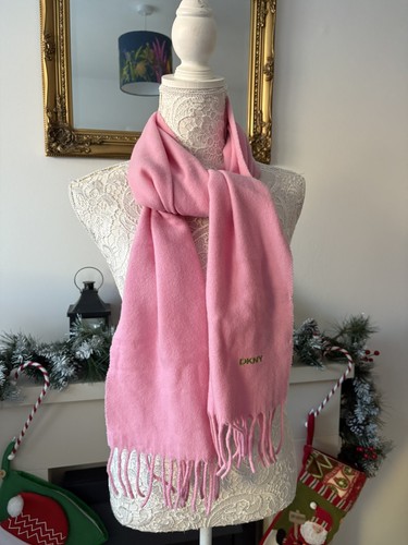 Dkny baby pink fringed - baby, scarf
