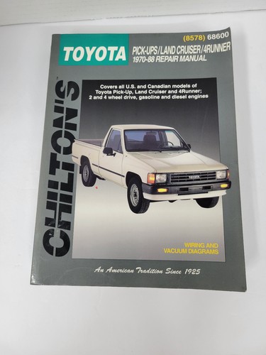 Chilton toyota pick ups land - chilton's, pick-ups/land