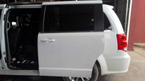 Used rear left door assembly - rear,