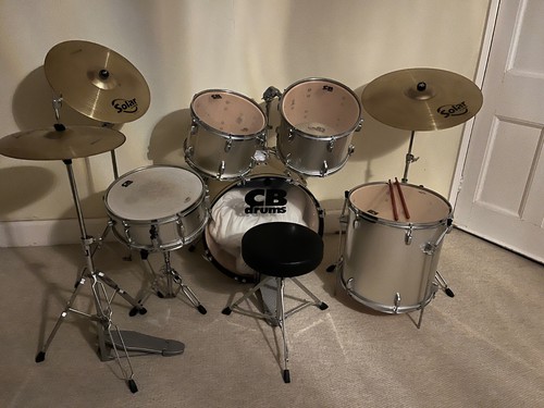 Used drum kit - drum, and