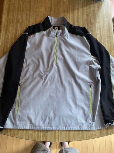 Footjoy half zip windbreaker - half,