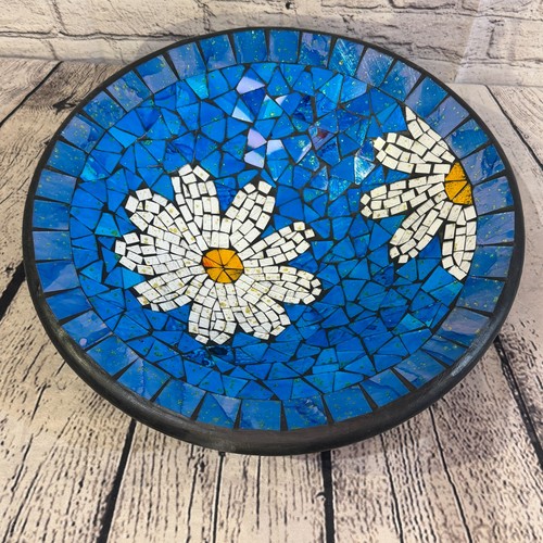 35cm blue daisy flower - blue, round