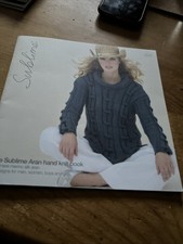 Sublime Aran Hand Knit Book