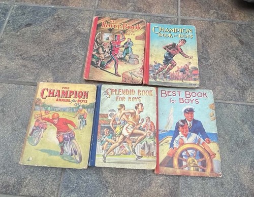 Vintage annuals books for boys - vintage,