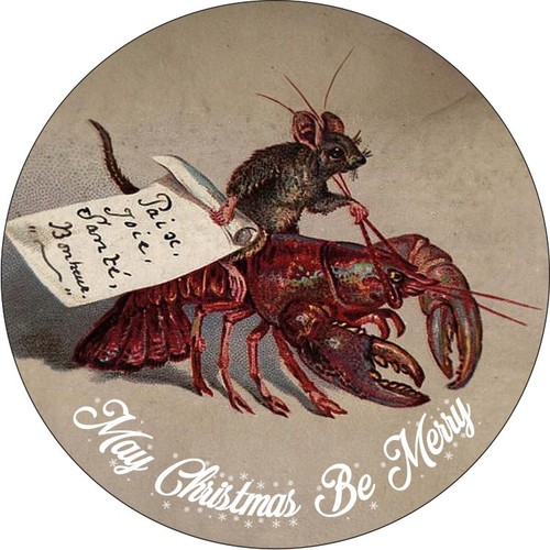 Victorian christmas lobster - christmas,