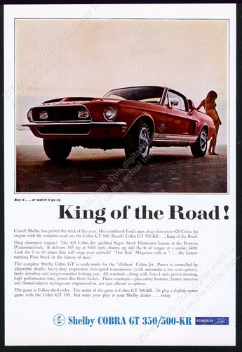 1968 shelby cobra - 1968, 500