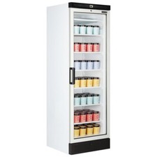 GLASS DOOR SHOP DISPLAY FREEZER TEFCOLD UFFS370G FREE NEXT DAY DELIVERY