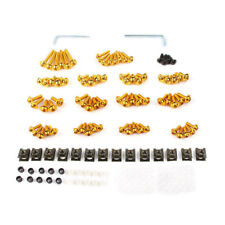 Fit Kawasaki Ninja ZX6R ZX-7R ZX9R ZX14 Fairing Bolt Kit Bodywork Screws Gold UK