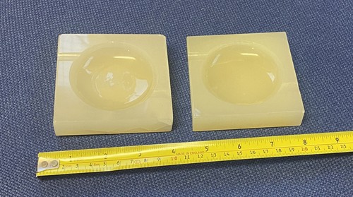 Pair square onyx marble - pair,