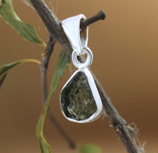Natural Raw Moldavite 925