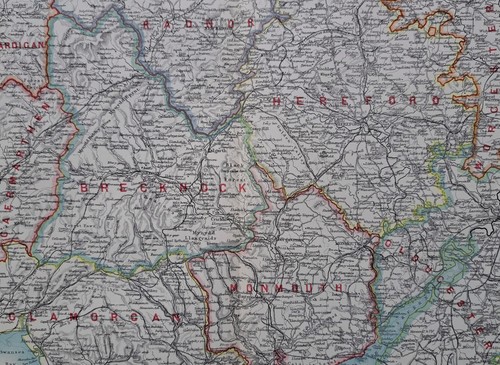 1896 herefordshire brecon - herefordshire,, &