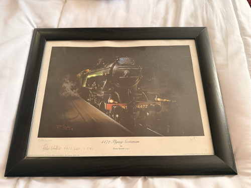 Flying scotsman signed poster - flying,