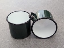 Matching Pair Of Vintage Green