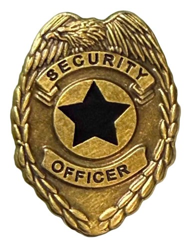 Security officer badge - security, cap
