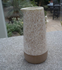 NEXT home Speckled Glaze Textured Ceramic Modern Vase/Jug. 6" Tall.