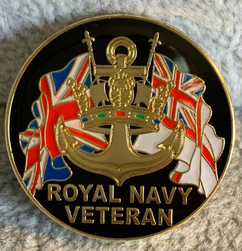 Royal navy veteran tie lapel - royal,