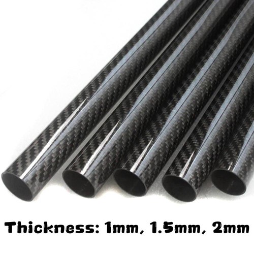 Carbon fiber tube matte - carbon,