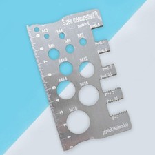 Thread Pitch Multi-gauge Bolt Thread Identifier Gauge Multi Purpose Thickened