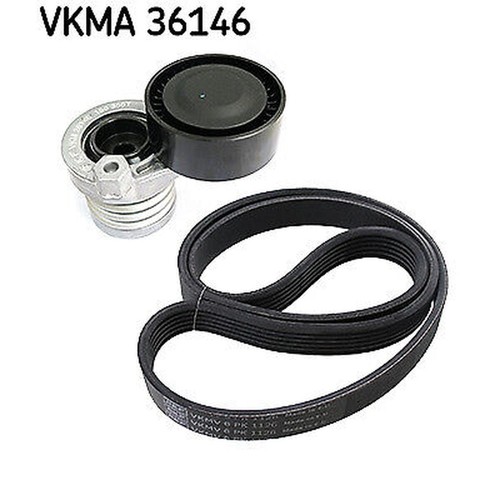 Ribbed belt set - v-ribbed,