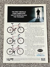 Rare Vintage 1990 Magazine Advert Picture Halfords Dawes Mountain Bike Ad 90's
