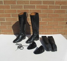 Vintage Regent black riding boots 4705M 4730 LAST W1828 ENG Sz 6 Pro Cotswold?