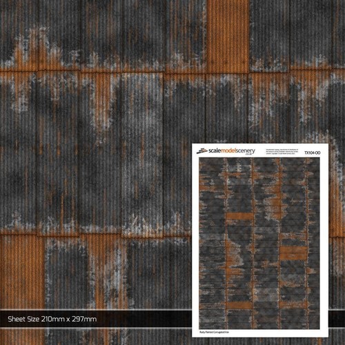 Rusty black painted - rusty,