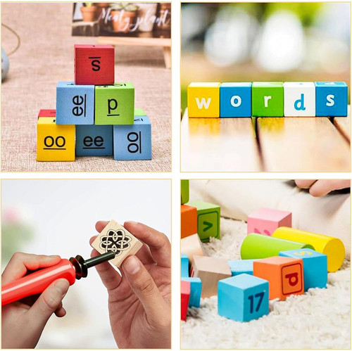 Small wooden cubes - small,