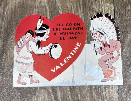 Vintage valentine day card - valentine's,
