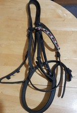 English cob size show bridle