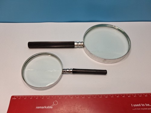 Vintage magnifying glasses - x,