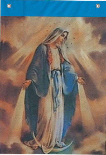 The virgin mary - polyester, 3'4"