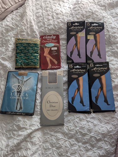 Vintage various tights l - vintage, 8x